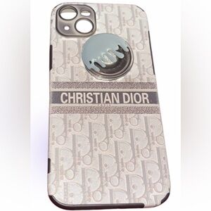 IPhone 15 plus phone case with pop socket